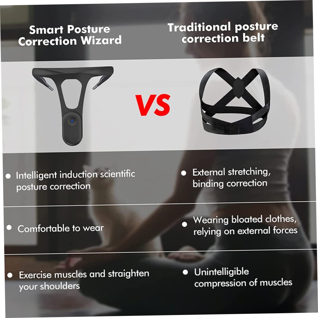 Smart Posture Corrector – Adjustable Upper Back Brace with Vibration Reminder