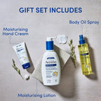 Aveeno Skin Relief Gift Set – Body Oil, Lotion & Hand Cream for Very Dry Skin (3 Pack)