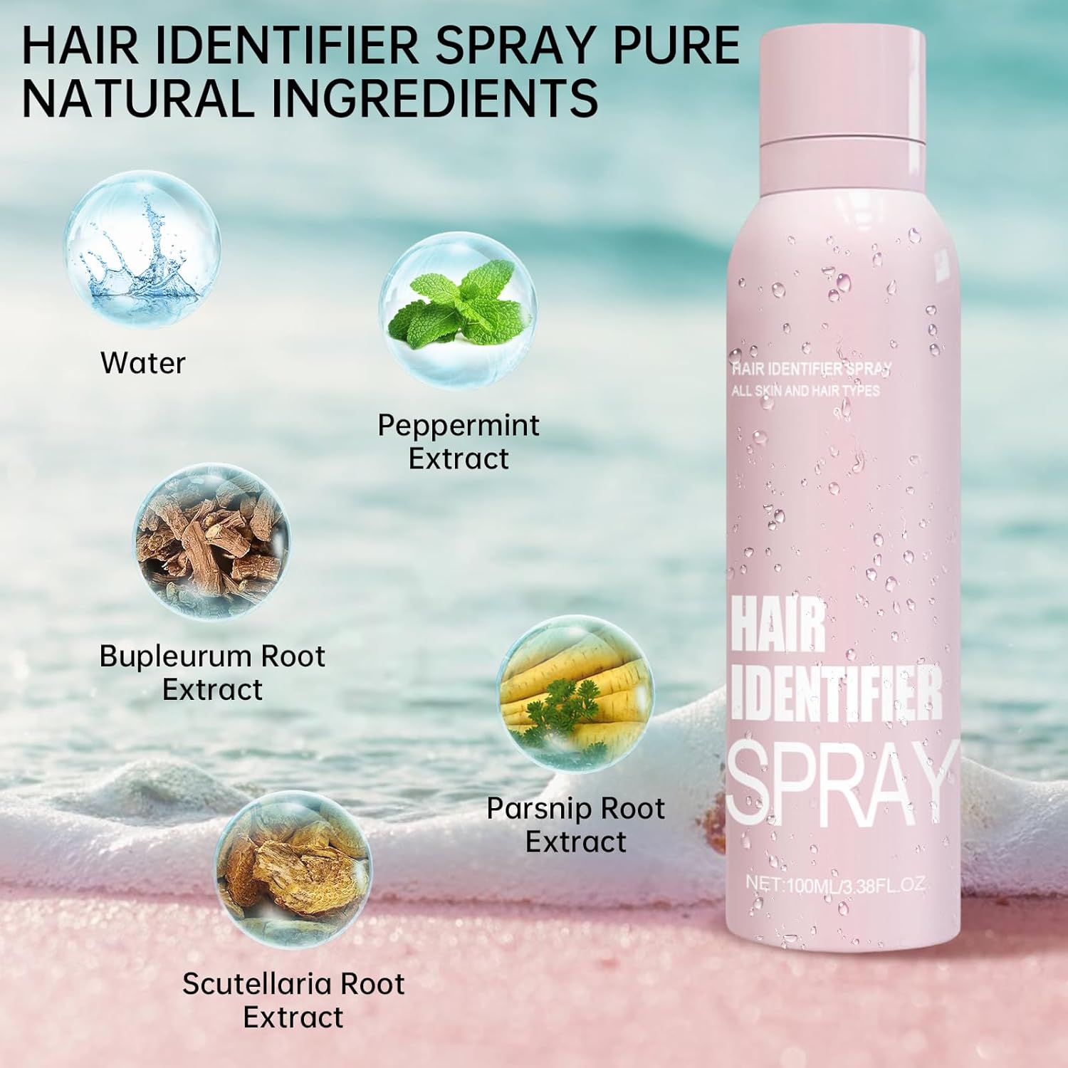 Hair Identifier Spray & Dermaplaning Shaver Set – 100ml