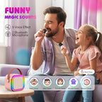 Karaoke Machine with 2 Microphones – Birthday Gift for Girls (Ages 3-15)