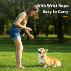 ROJECO Ultrasonic Dog Bark Trainer – Rechargeable Anti-Bark Device with LED Flashlight