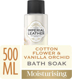 Imperial Leather Cotton Flower & Vanilla Bubble Bath – Moisturising Bath Soak (4x500ml)