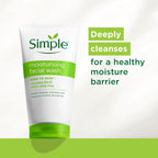 Simple Kind to Skin Moisturising Facial Wash – Gentle Hydrating Cleanser (150ml)