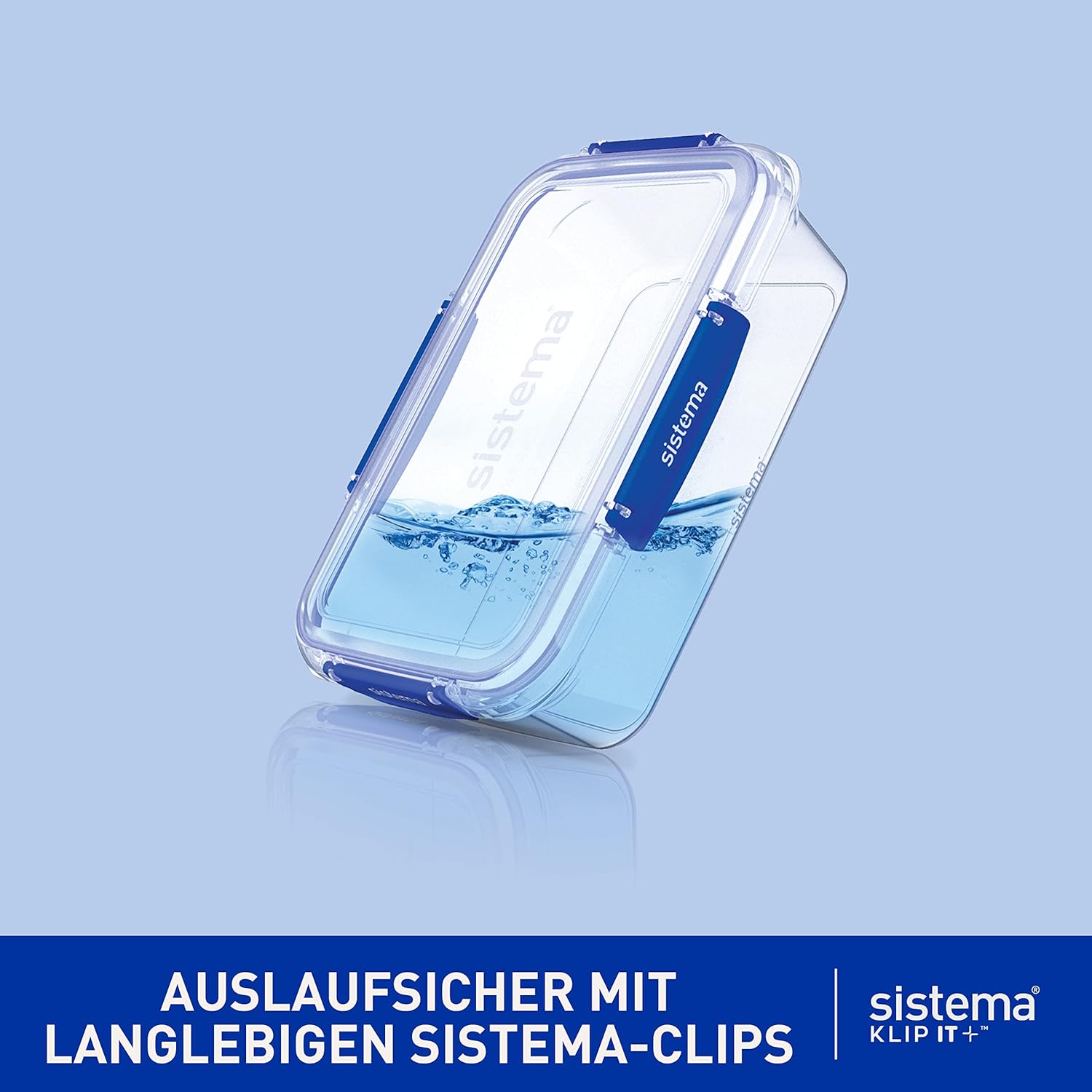 Sistema KLIP IT PLUS Leakproof Food Containers (1L, 3-Pack)