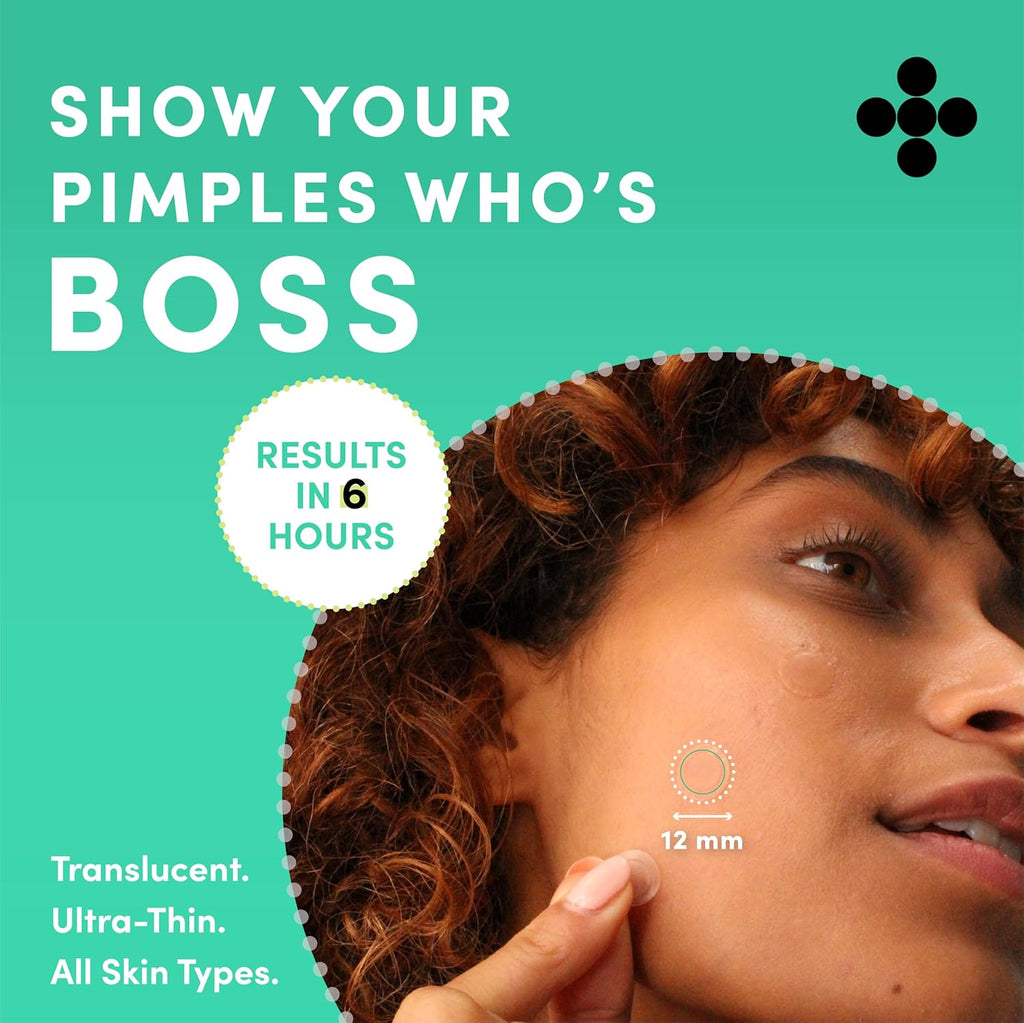 Dots for Spots Acne Patches – 60 Hydrocolloid Pimple Stickers, Fast-Acting & Vegan