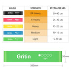 Gritin Resistance Loop Bands – 5 Strength Set