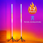Smart RGB Corner Floor Lamp with App Control & Music Sync – Dimmable LED Ambient Light for Bedroom, Gaming & Modern Home Decor