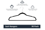 Basics Slim Velvet Non-Slip Suit Hangers (30-Pack)