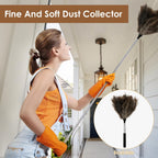 Extendable Feather Duster – Reusable Adjustable Cleaning Duster for Ceilings, Blinds, Furniture & Cars