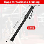 2-Pack Ropeless Weighted Battle Ropes – Portable Home & Outdoor Workout