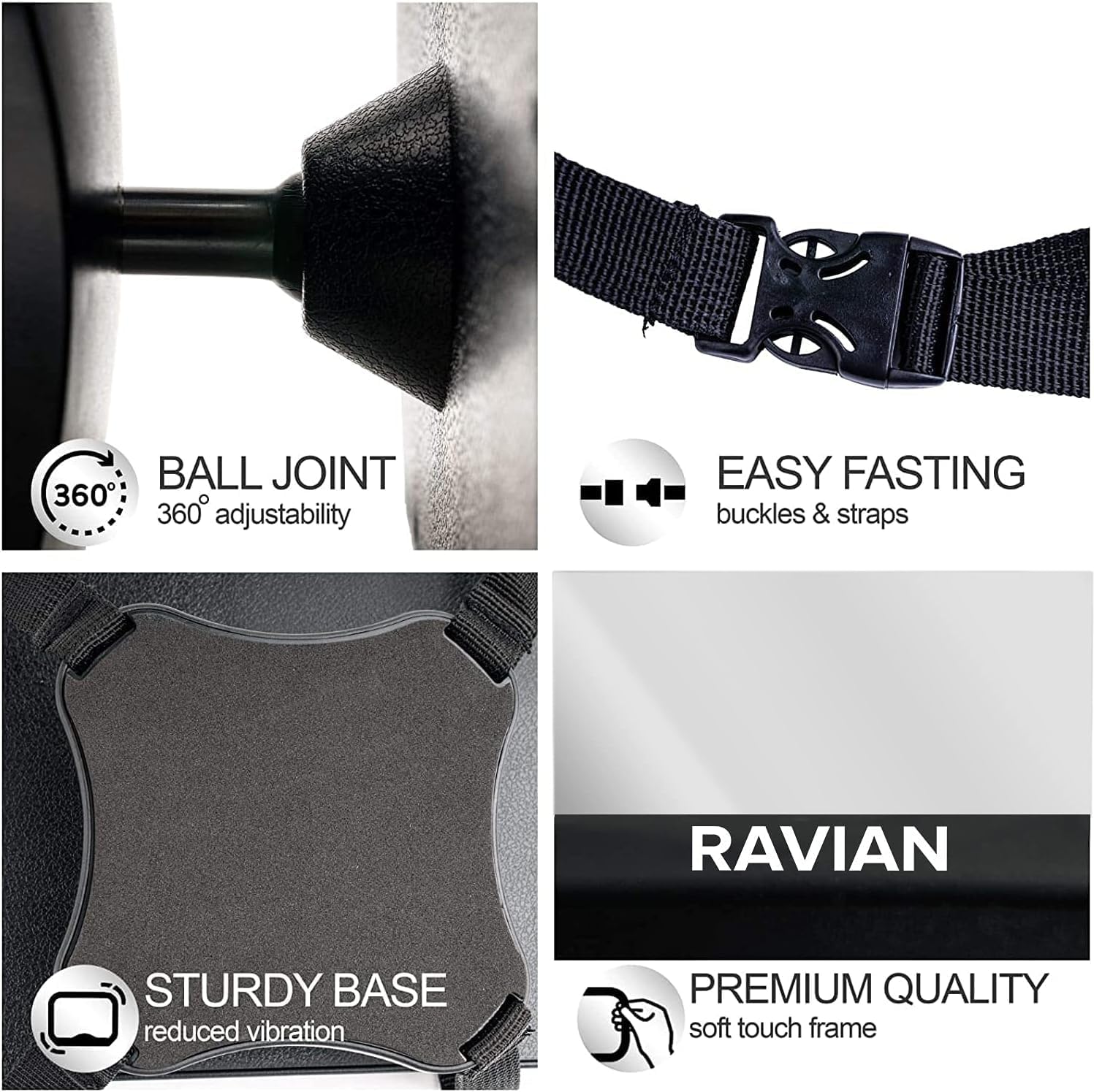 Baby Car Rear Seat Mirror – Shatterproof & Adjustable