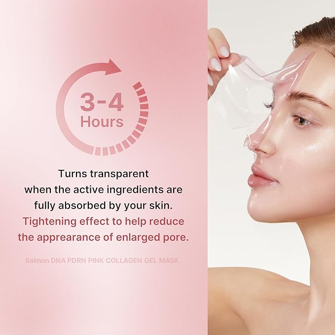 medicube Salmon DNA PDRN pink collagen jelly gel mask | overnight face mask for glass glow skin- elasticity, hydrating, firming and moisturising