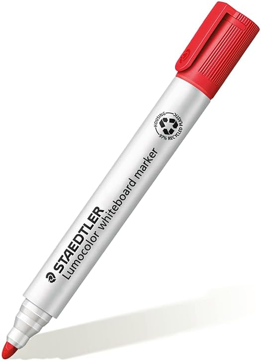 STAEDTLER Lumocolor Whiteboard Markers – Assorted (Pack of 6)