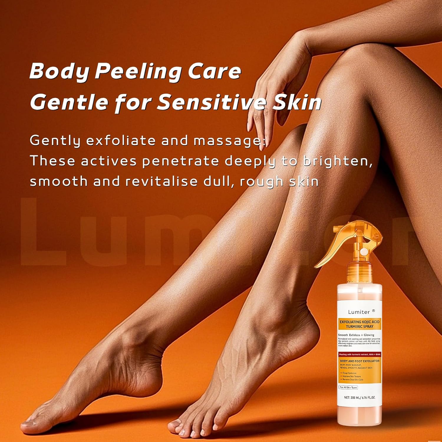 Turmeric & Kojic Acid Peel Spray 200ml – Smooth, Bright & Hydrated Skin