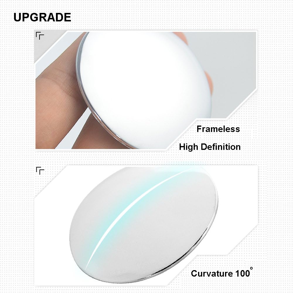 BEEWAY 360° Blind Spot Mirrors – Pack of 2