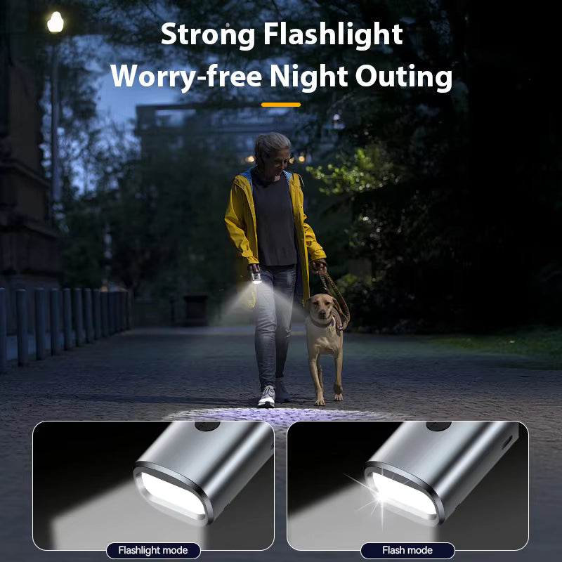 ROJECO Ultrasonic Dog Bark Trainer – Rechargeable Anti-Bark Device with LED Flashlight