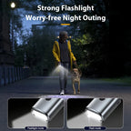 ROJECO Ultrasonic Dog Bark Trainer – Rechargeable Anti-Bark Device with LED Flashlight