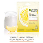 Garnier SkinActive Vitamin C Brightening Tissue Mask – Instant Glow (28g)
