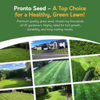Pronto Seed Premium Grass Seed 1.4kg – Fast Growing Lawn Seed