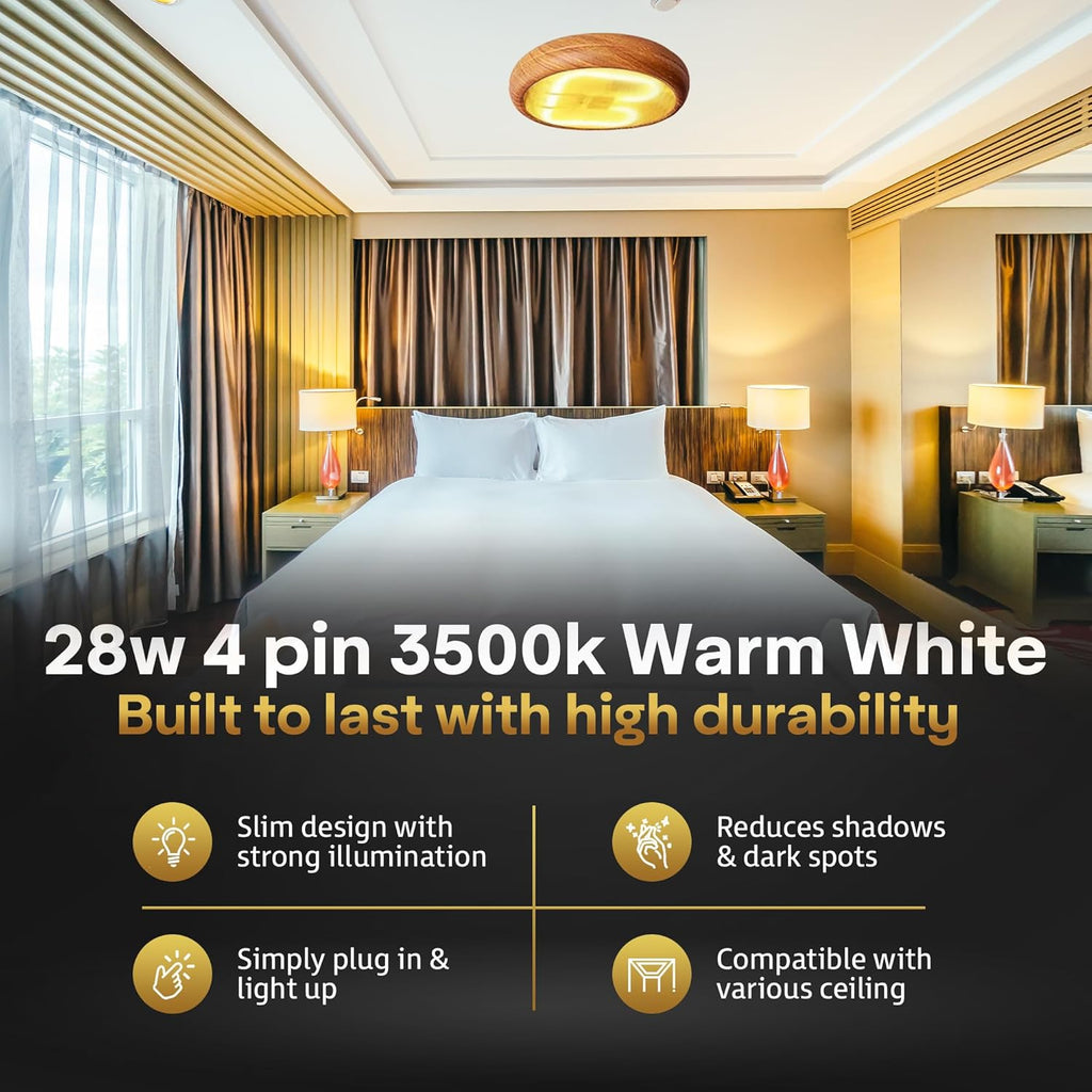 28W 2D CFL Butterfly Bulb – Warm White (3500K)