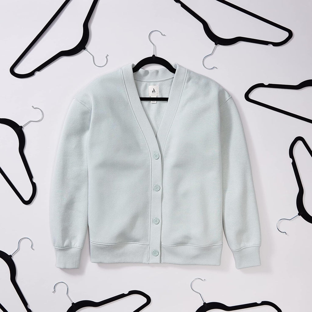 Basics Slim Velvet Non-Slip Suit Hangers (30-Pack)