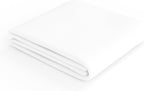 Bedding Soft Microfibre Single Fitted Sheet with 12 inch (30 cm) Deep Pocket, 90 x 190 cm, White