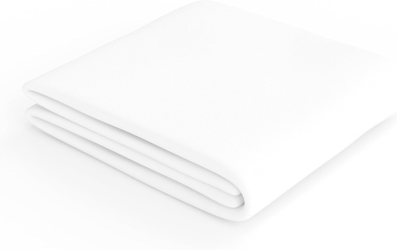 Bedding Soft Microfibre Single Fitted Sheet with 12 inch (30 cm) Deep Pocket, 90 x 190 cm, White