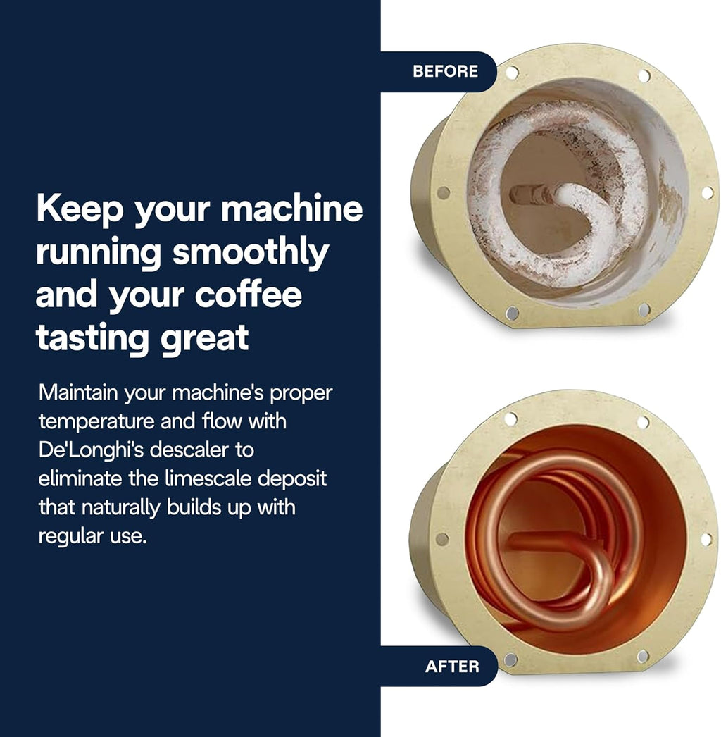 De'Longhi EcoDecalk Coffee Machine Descaler 500ml (5 Doses)