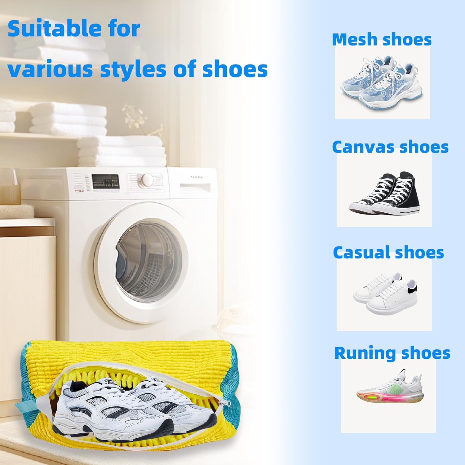 Shoe Washing Machine Bags