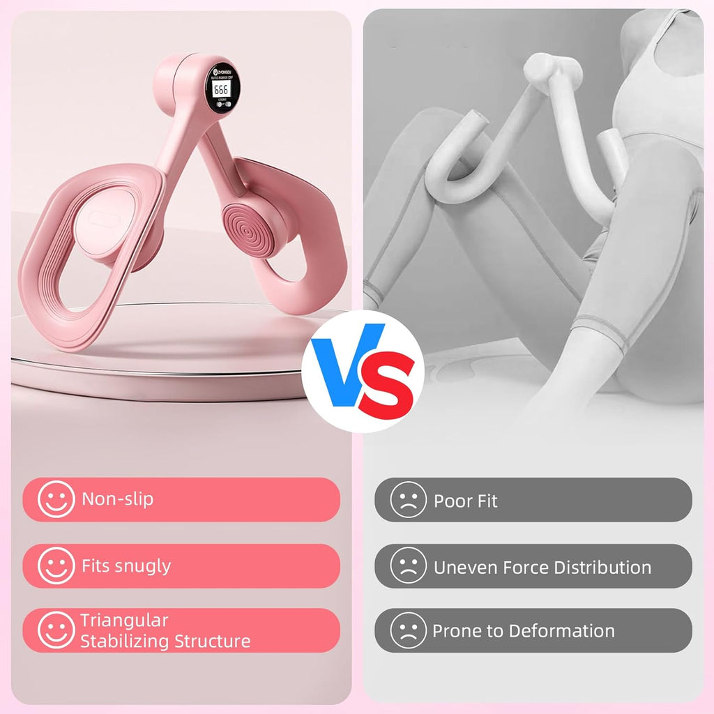 Kegel Pelvic Floor Trainer with Counter – Inner Thigh & Leg Strengthener