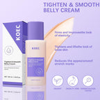 Tighten & Smooth Belly Cream – Firming Body Lotion for Stretch Marks & Sagging