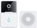 Wireless Video Doorbell Camera, 1080P Smart Video Doorbell with Chime, 2-Way Audio Night Vision with Chime Receiver for Home Security, 2.4 GHz WiFi Door Camera, Easy Setup, Adjustable