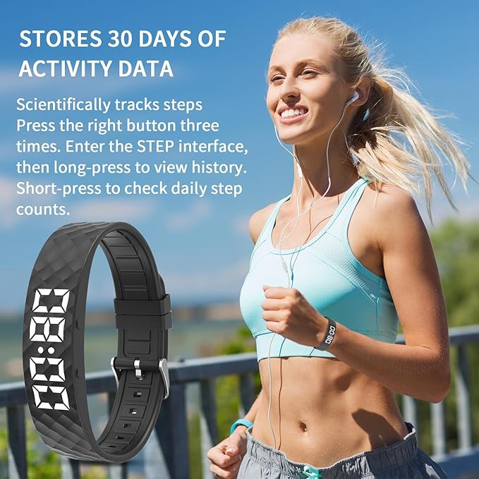 Rise Alarm Band – Silent Vibrating Alarm Wristband for Heavy Sleepers