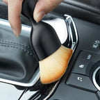 Car Air Vent Cleaning Brush – Soft Bristle Interior Duster with Protective Case for Detailing
