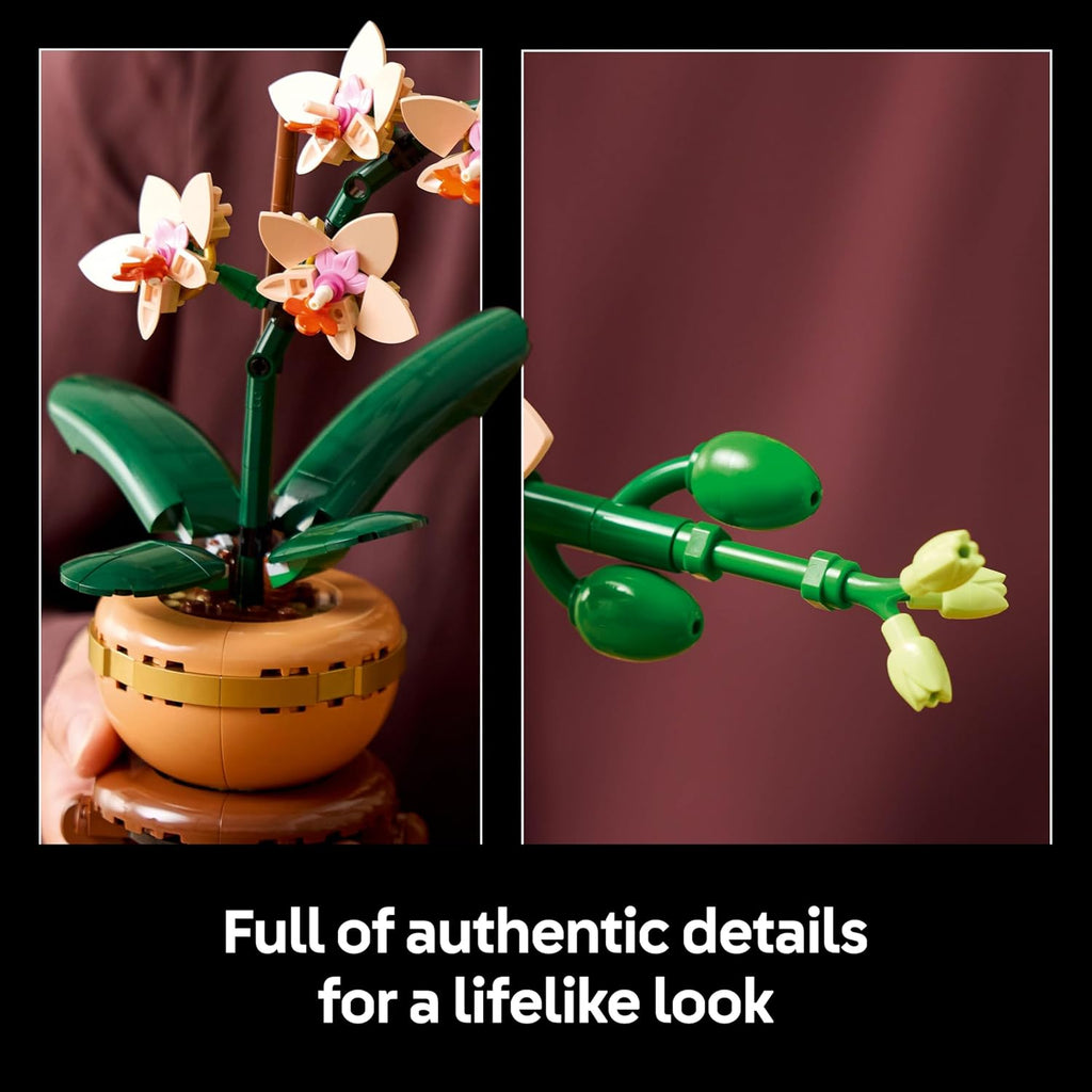 LEGO Botanicals Mini Orchid – Artificial Flower Plant with Pot