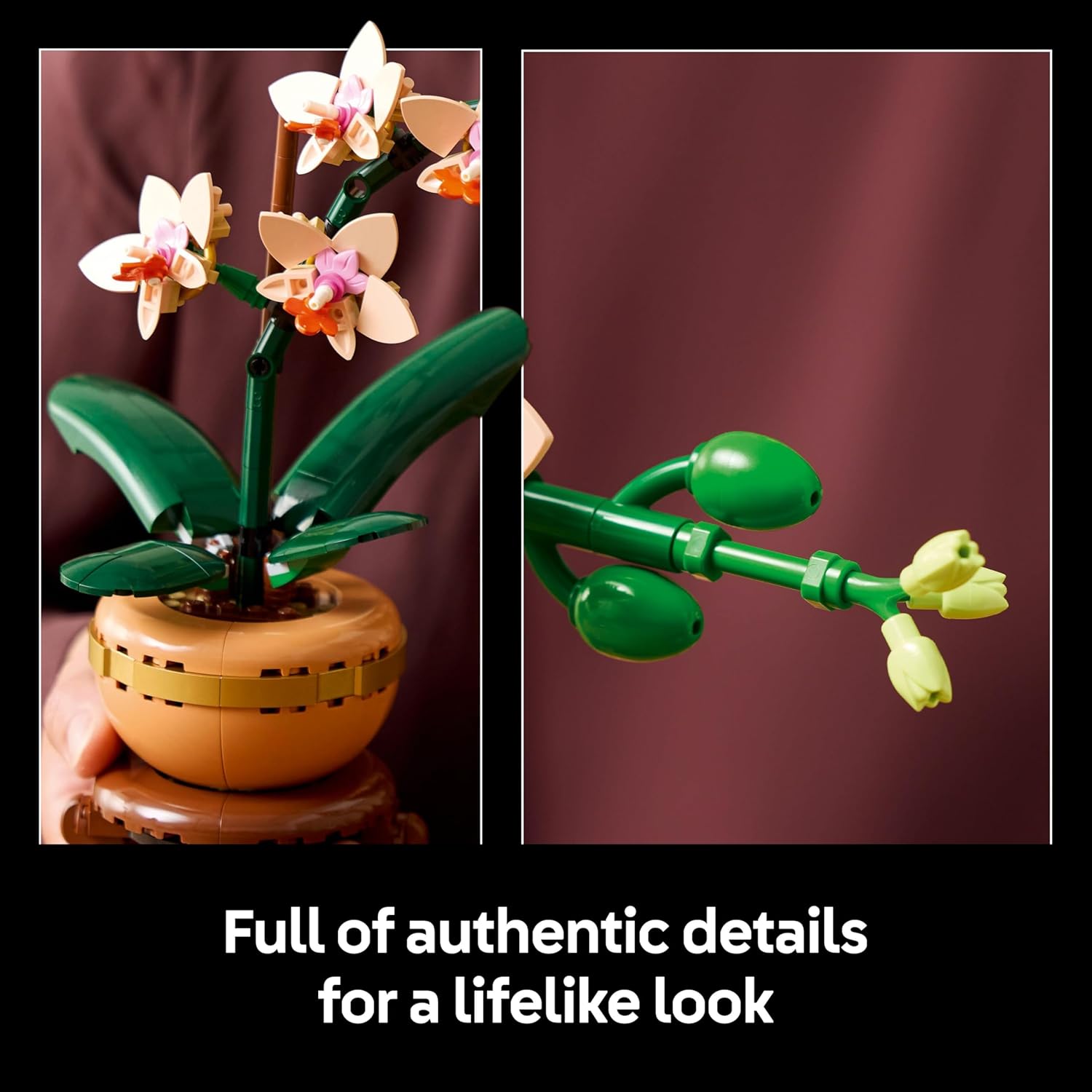 LEGO Botanicals Mini Orchid – Artificial Flower Plant with Pot