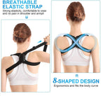 Smart Posture Corrector with Vibration Reminder – Adjustable for Men, Women & Teens