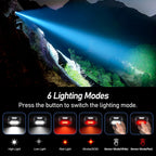 Blukar Rechargeable LED Head Torch 2000L