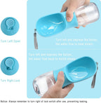 All-in-One Dog Travel Bottle – Water + Food Dispenser for Mess-Free Adventures