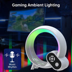 Sunset Wake-Up Light with White Noise Sleep Aid – Glow-in-the-Dark Bedside Lamp for Deep Sleepers, Kids & Adults
