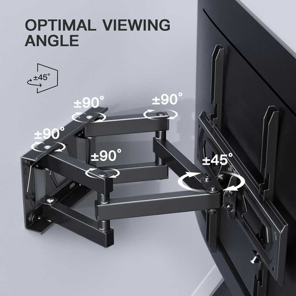 PERLESMITH TV Wall Bracket – Swivel & Tilt Mount 26–70"