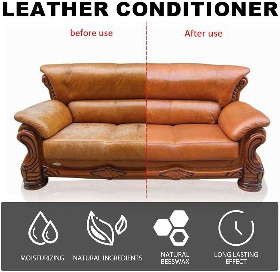 Leader Leather Care Cream & Cleaning Paste – Car & Furniture Conditioner (160g/260g)