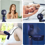 Portable Handheld Fan – USB Rechargeable 5-Speed Foldable Mini Fan