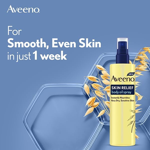 Aveeno Daily Moisturising Body Cleansing Oil – Triple Oat Nourishing Shower Oil (50ml)