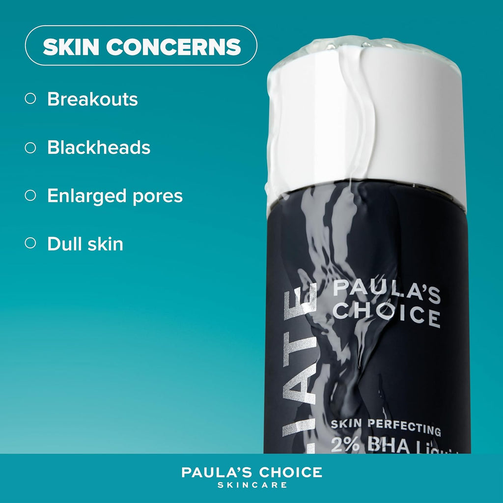 Paula’s Choice 2% BHA Liquid Exfoliant – Salicylic Acid for Blackheads & Pores (118ml)
