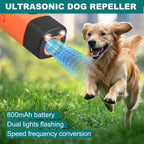 2-in-1 Ultrasonic Dog Bark Deterrent with LED Flashlight – Portable Anti-Bark Trainer
