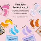 Grace & Stella Gold Under Eye Mask – Dark Circle, Puffiness & Wrinkle Reducer (24 Pairs, Vegan)