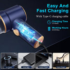 KMM 9000Pa Handheld Car Vacuum & Air Duster – High-Power LED Cleaner with Multi-Nozzles for Car, Home & Pets