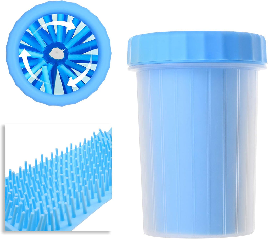 Kare & Kind Dog Paw Cleaner – Portable Silicone Pet Washer with Cloth