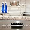 Self-Adhesive Tea Towel Holders (4-Pack) – Stainless Steel